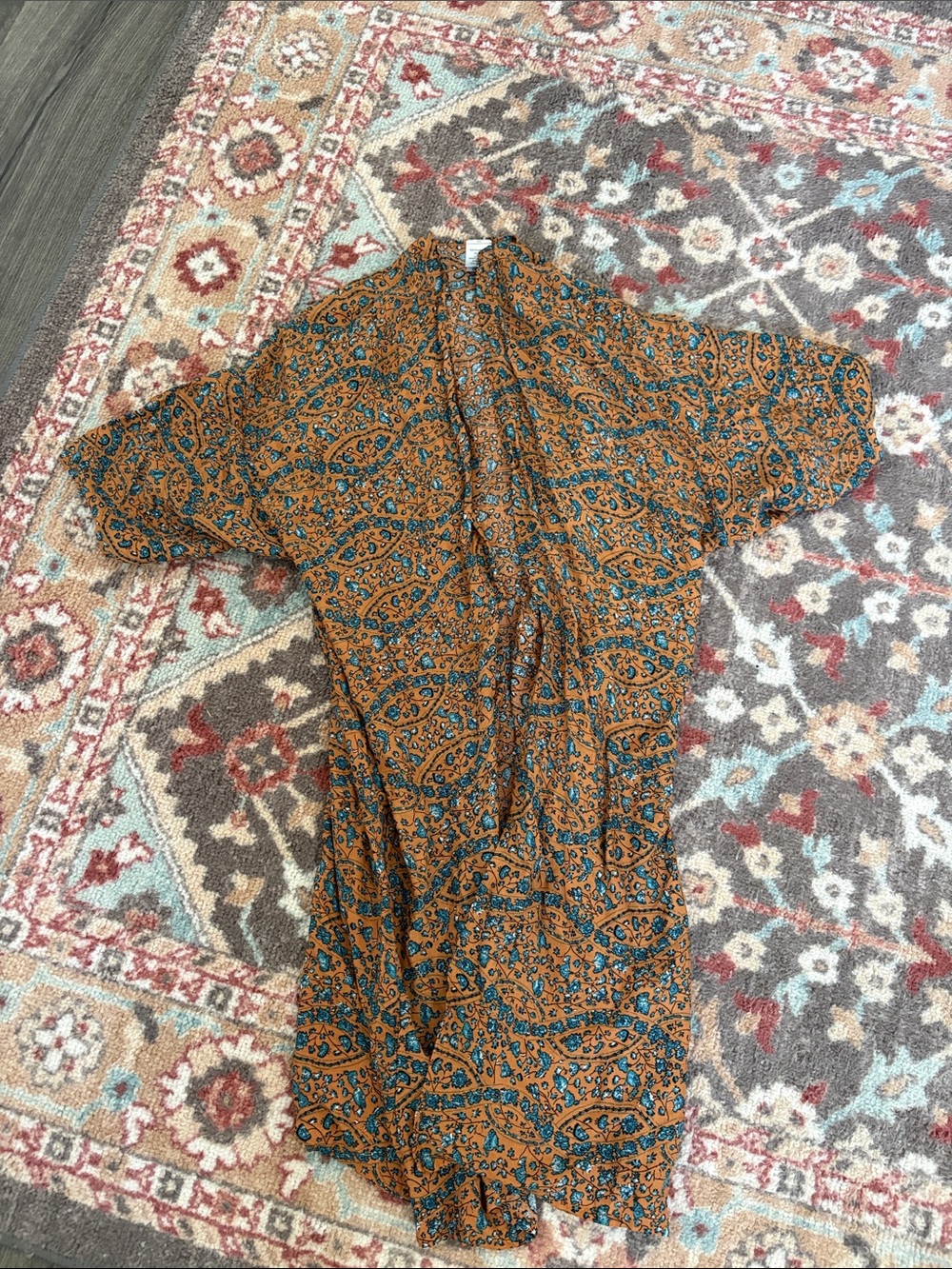 women's short sleeve duster